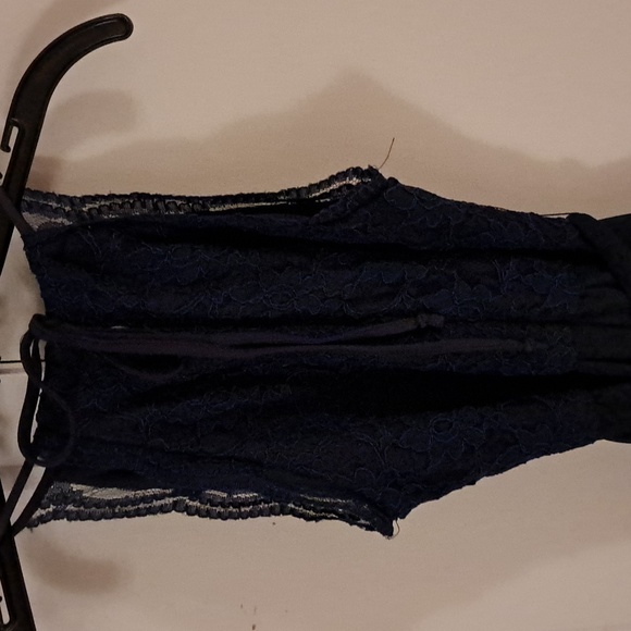 Navy Blue Le Chateau Dress Size 2 - Picture 3 of 4